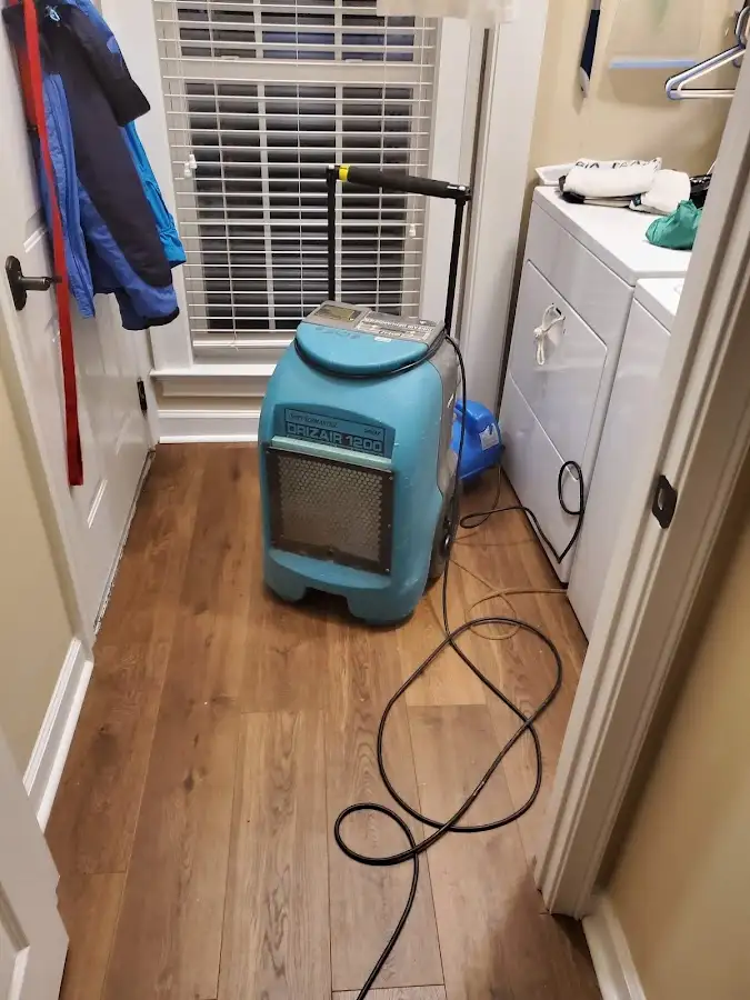 Commercial dehumidifier deployed for Flood Damage Cleanup in Socorro